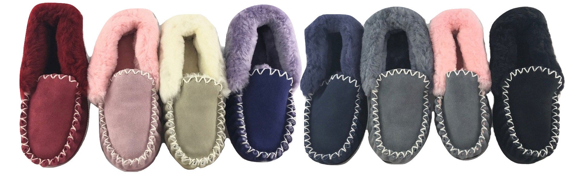 Lambswool moccasins store